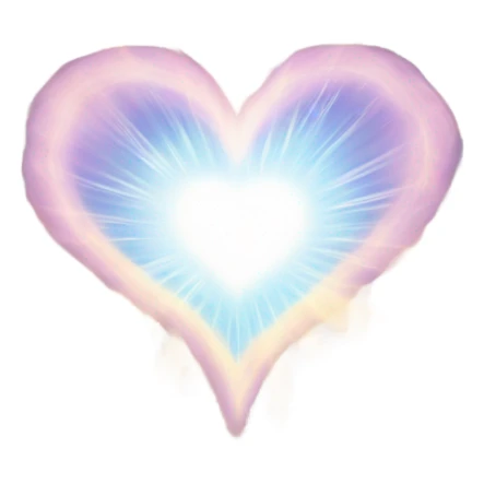Spiritual healing heart  sticker