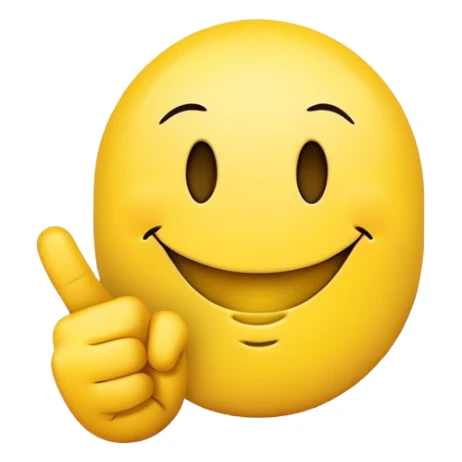 Smiley middle finger sticker