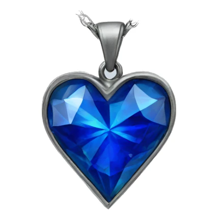 blue heart pendant from titanic sticker