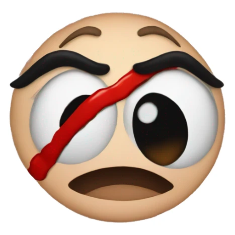 No kiss sign sticker