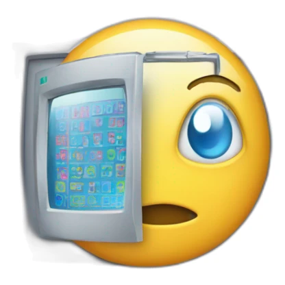 computer with codes on monitor sticker