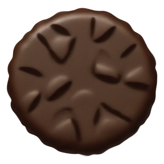 chocolate biscuit sticker