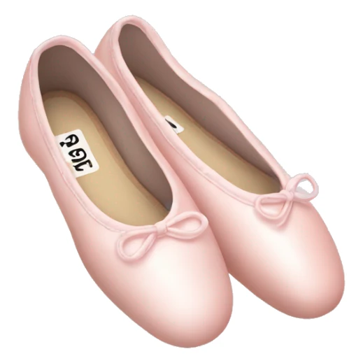 Pale pink ballet shoes sticker