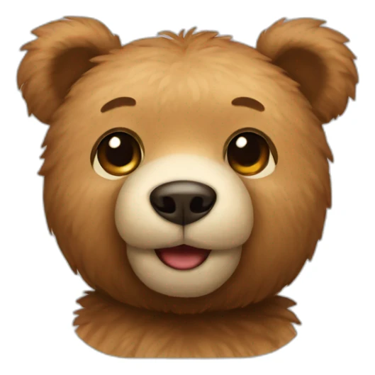 Teddy bear sticker
