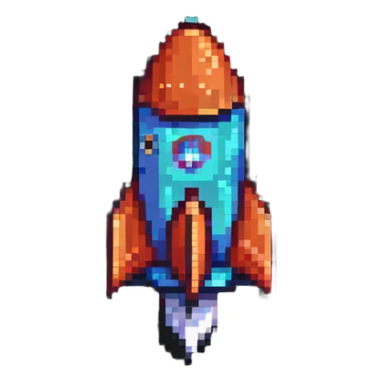 rocket sticker