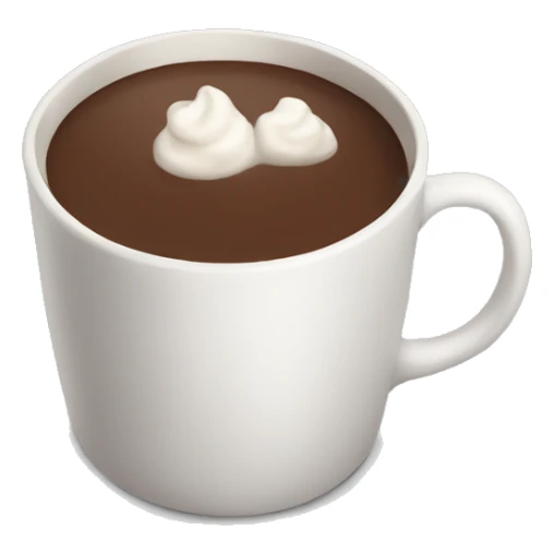 Cup of hot chocolate  sticker