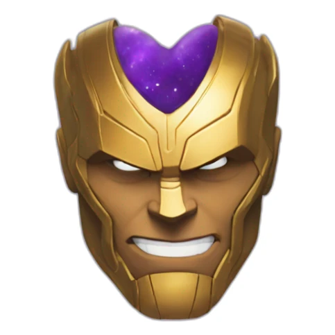 thanos heart sticker