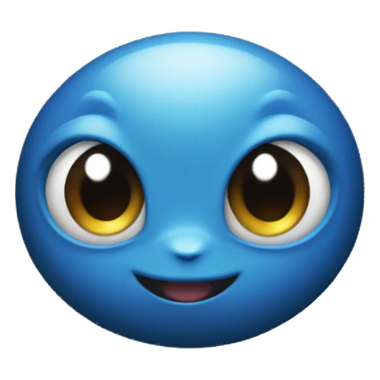 Blue eyed Pokemon on black sticker