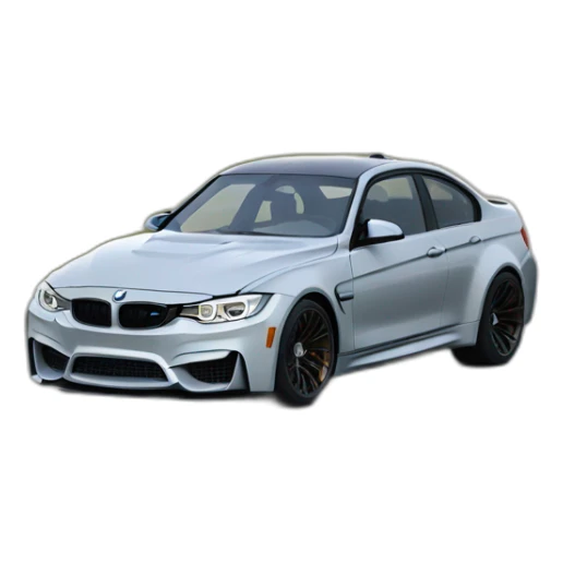 Voiture BMW M3 compétition sticker