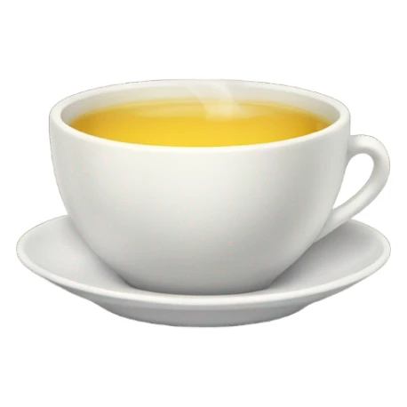a cup of tea sticker