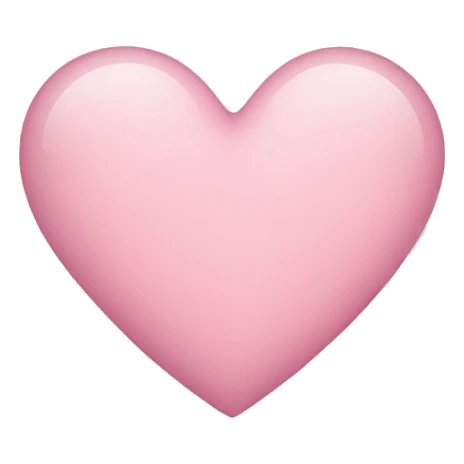 Light pink Heart  sticker
