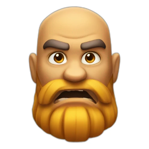 barbare dans clash of clan sticker