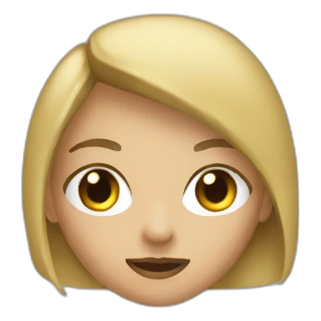 bandit emoji girl sticker