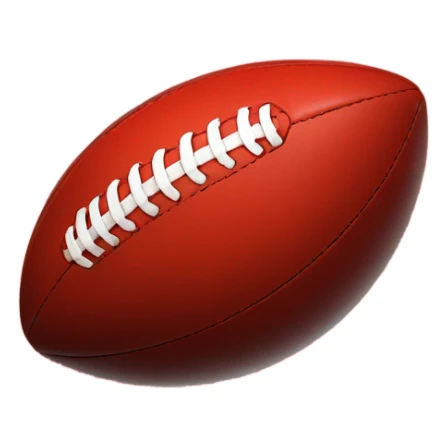 red afl football sticker