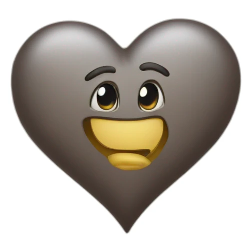 Coeur avec un l sticker