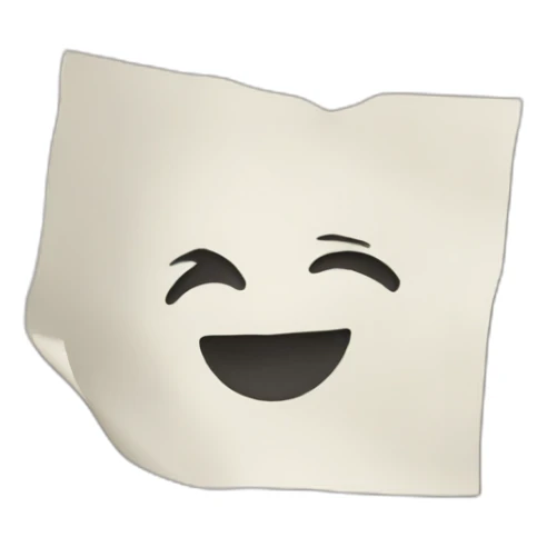 piece of paper sticker