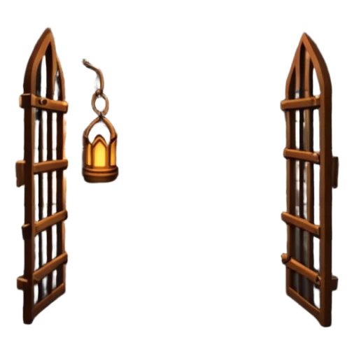 dungeon room in castle sticker