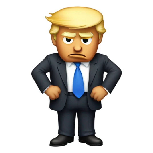 Donald Trump crying sticker