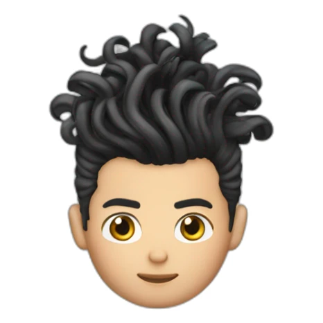 CR7 noodle hair sticker