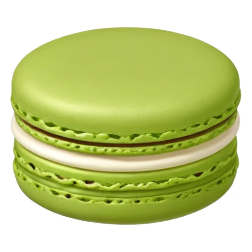 a single of green macaron



















 sticker