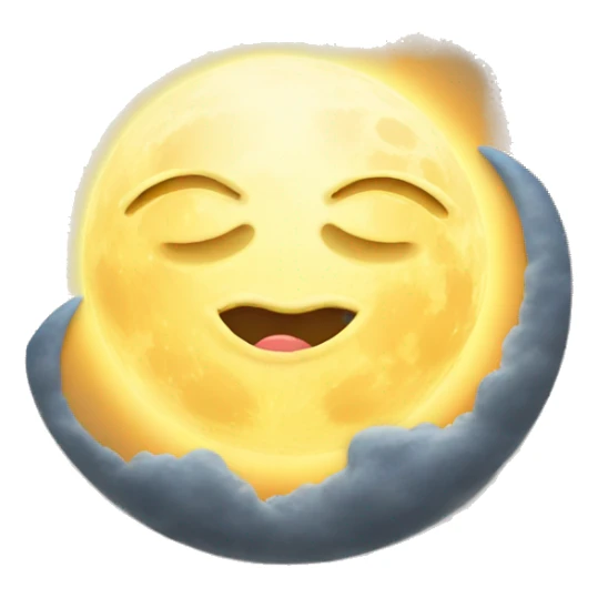 moon kissing the sun sticker