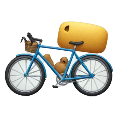 Car holdin bike  sticker