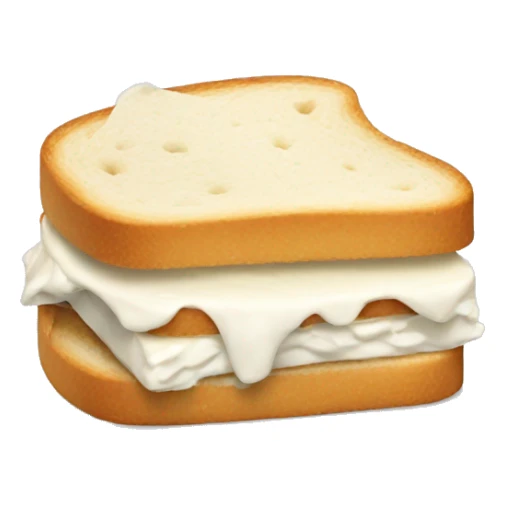 Cream cheese sandwich sticker