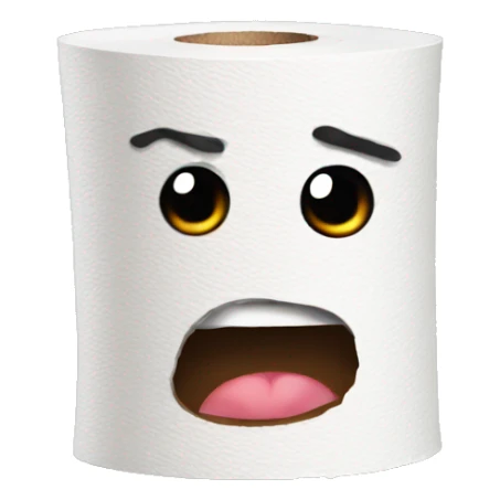 angry toilet paper sticker