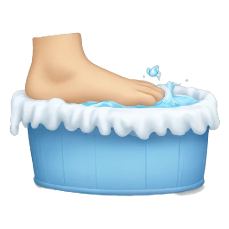 Washing foot sticker