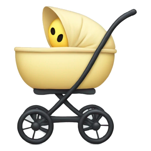 baby in a pram  sticker
