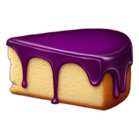 Plum cake sticker