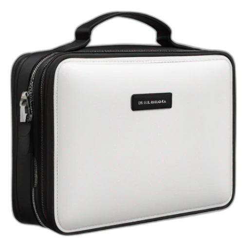 Balenciaga logo black lunchbox bag  sticker