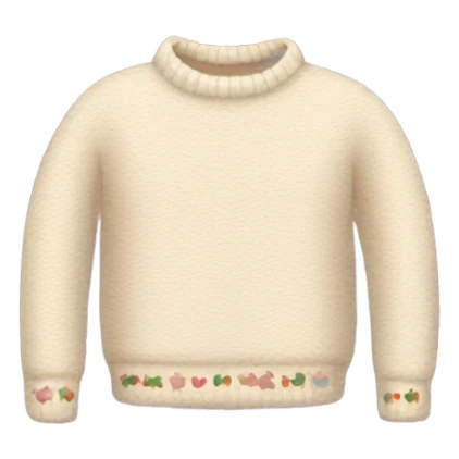 A cute and cozy sweater  sticker