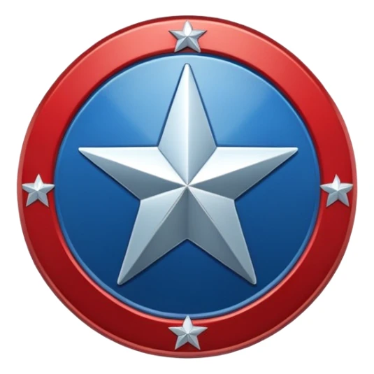 escudo del capitán América sticker