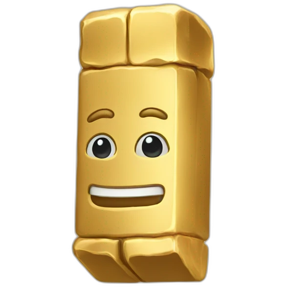 Cartoon GoldBar emoji