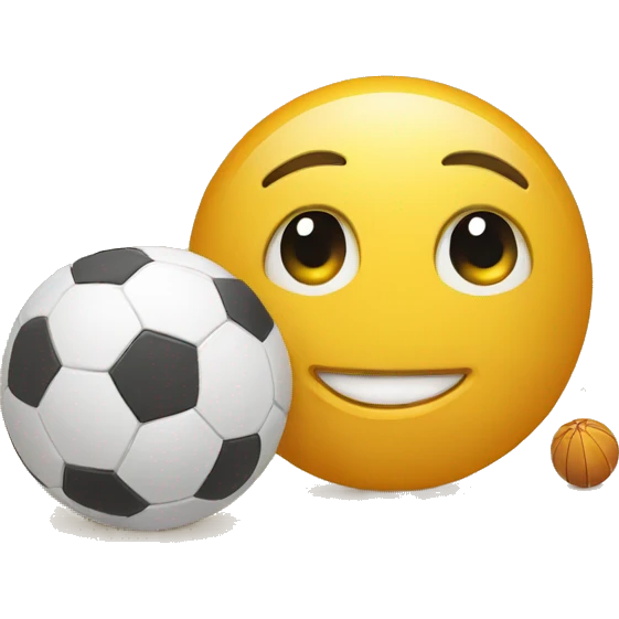 pelota de playa con carita emoji