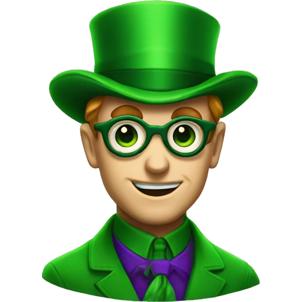 The riddler emoji
