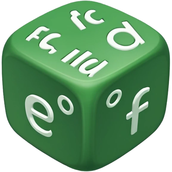 the green die "friend" emoji