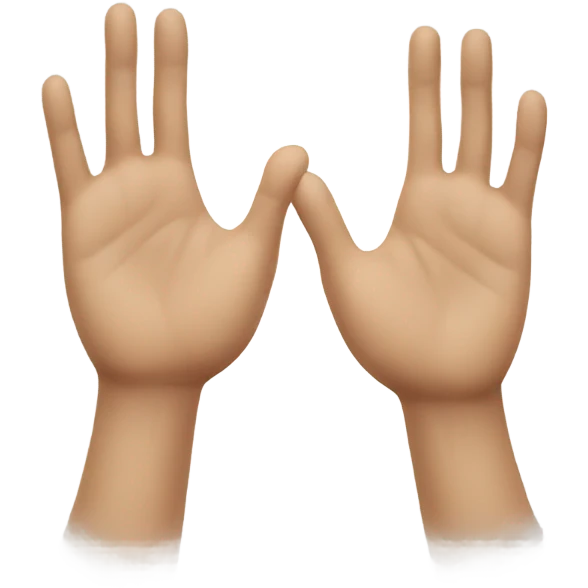 Hi five  emoji