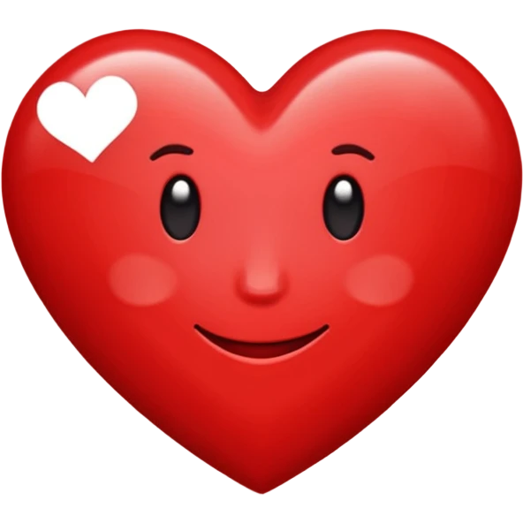 "I am only yours" Words in a heart emoji