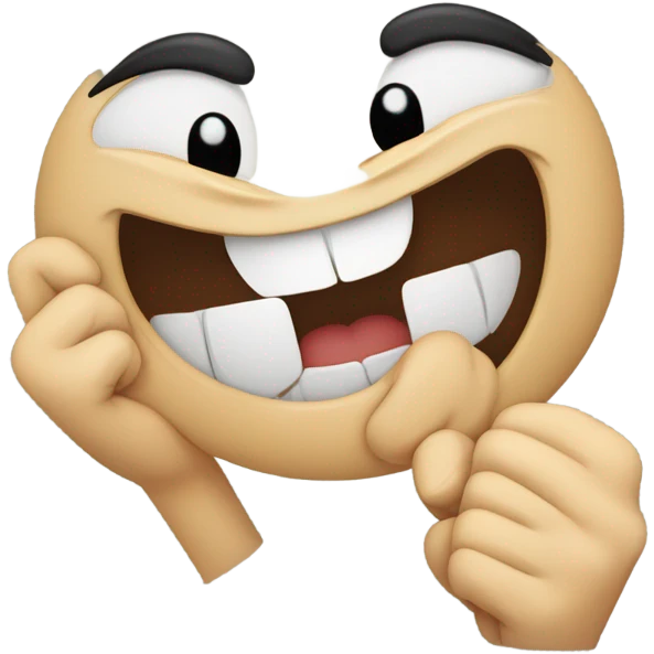 Laughing and angry emoji
