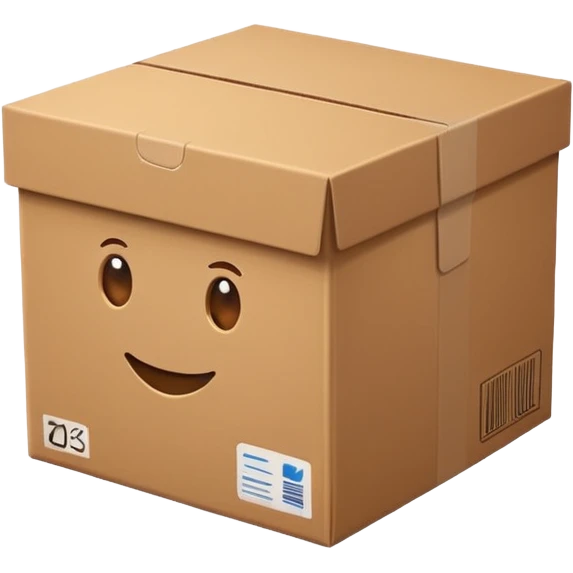 make delivery box  emoji