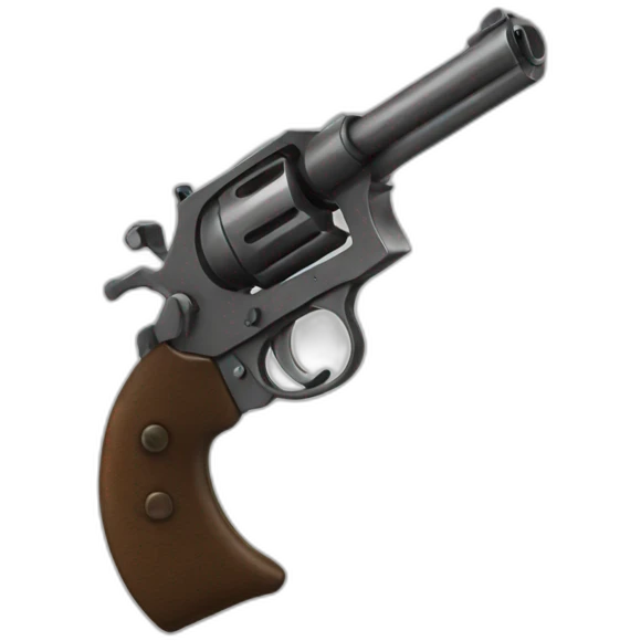 Pierre in a gun emoji
