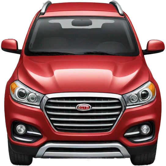 red haval car emoji