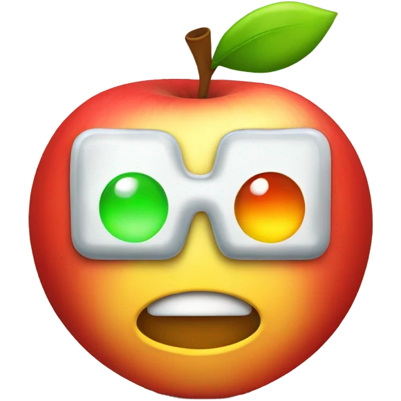 chemical flash with apple design language emoji