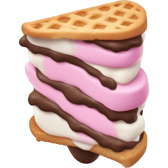 Neapolitan ice cream sandwich  emoji