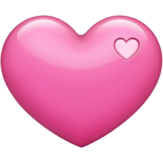 Heart pink emoji