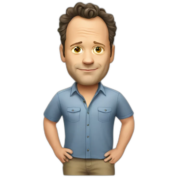 vince-vaughn cartoon wearing shirt emoji