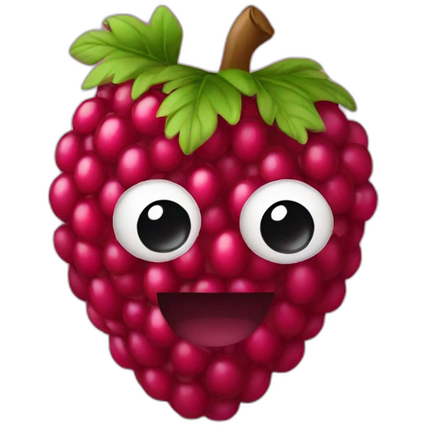 Emojis framboise emoji