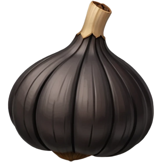 black garlic emoji